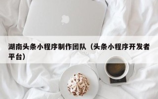 正定湖南头条小程序制作团队（头条小程序开发者平台）
